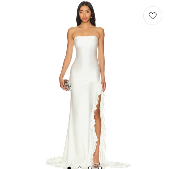Retrofete Shani Shemer Shawn Maxi Dress in Cream - Picture 1 of 10